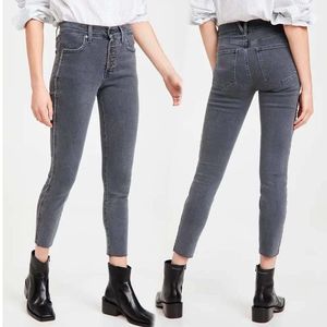 Veronica Beard Grey Skinny Jeans